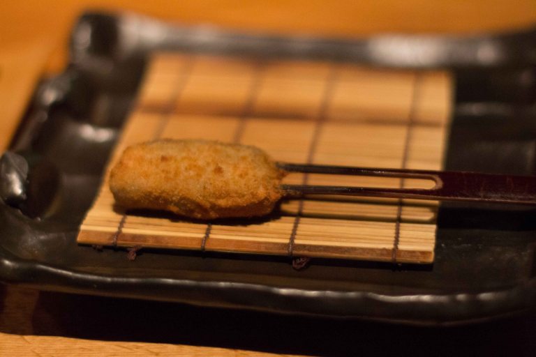 "Kushi Tanaka Kyoto gyu niku"