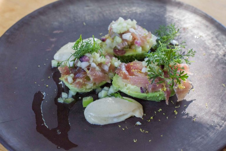 Criollo Oaxaca avocado lisa fish