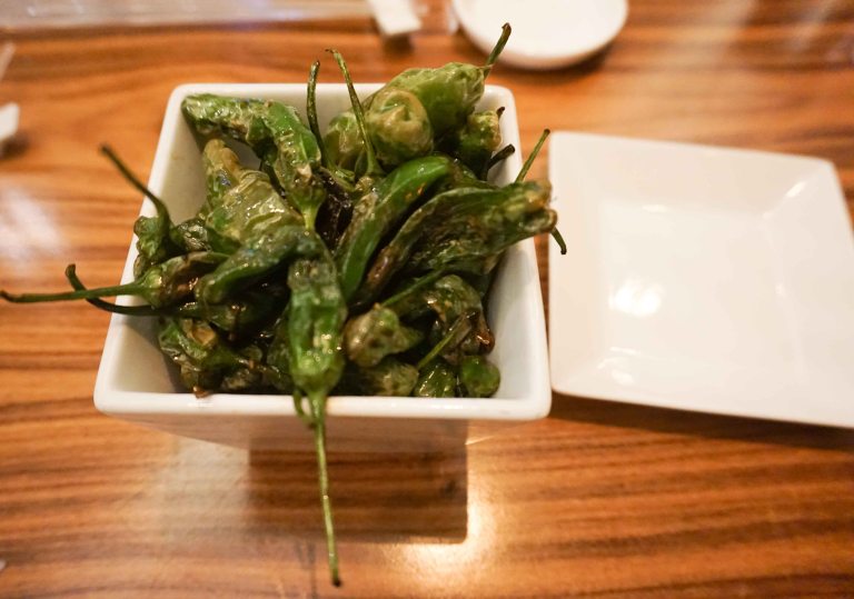 Morimoto Vegas shishito