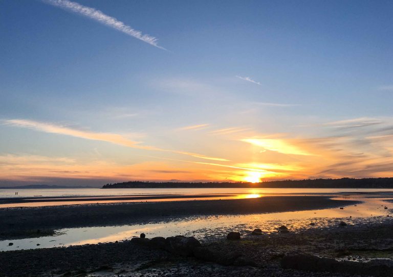 Birch Bay sunset