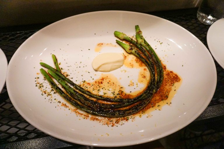 Burnt Ends Singapore garlic scape