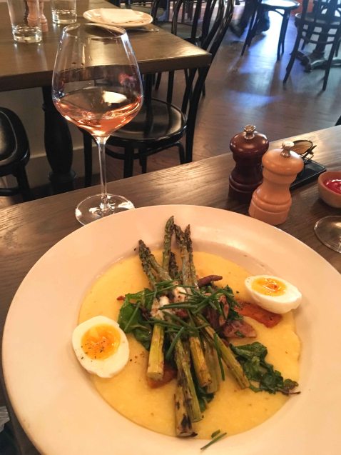 AOC Wine Bar asparagus polenta