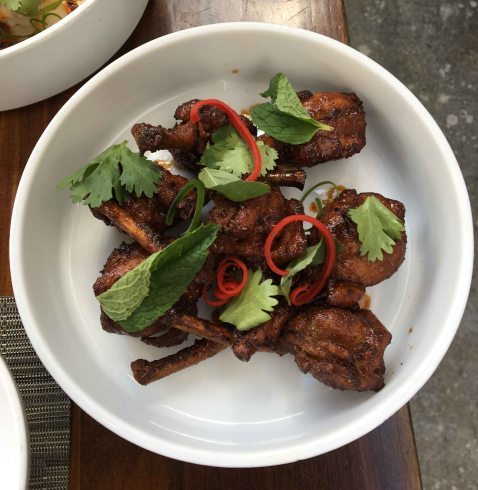 Lukshon spicy chicken pops