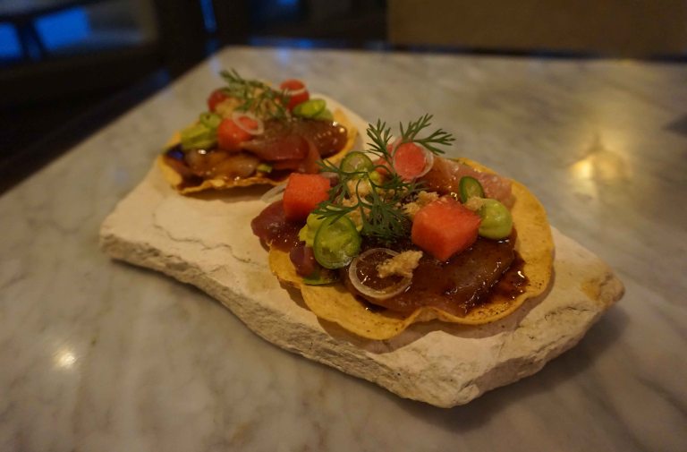 Poleo Mexico CDMX tuna atun tostada