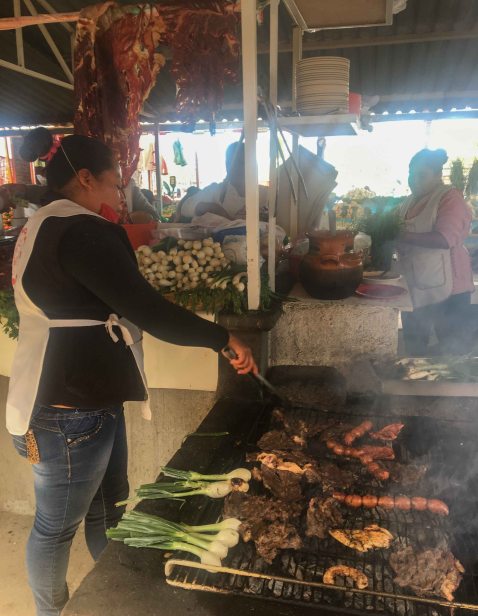 Baratillo Ocotlan Oaxaca grill