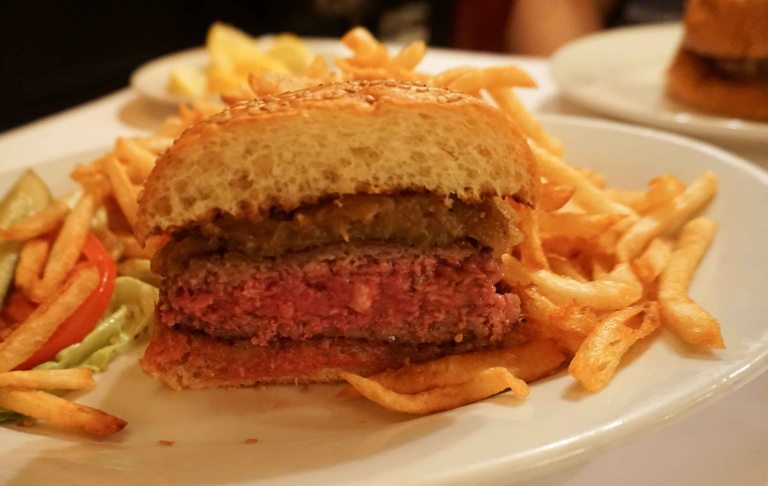 Minetta Tavern black label burger medium rare