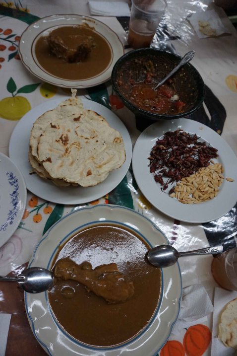 Mole estofado Ocotlan Oaxaca Frida