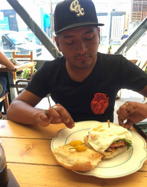 Alma Verde Tijuana Oaxacking sandwich