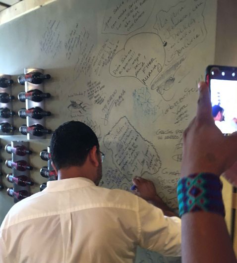 La Guerrerense Ensenada wall