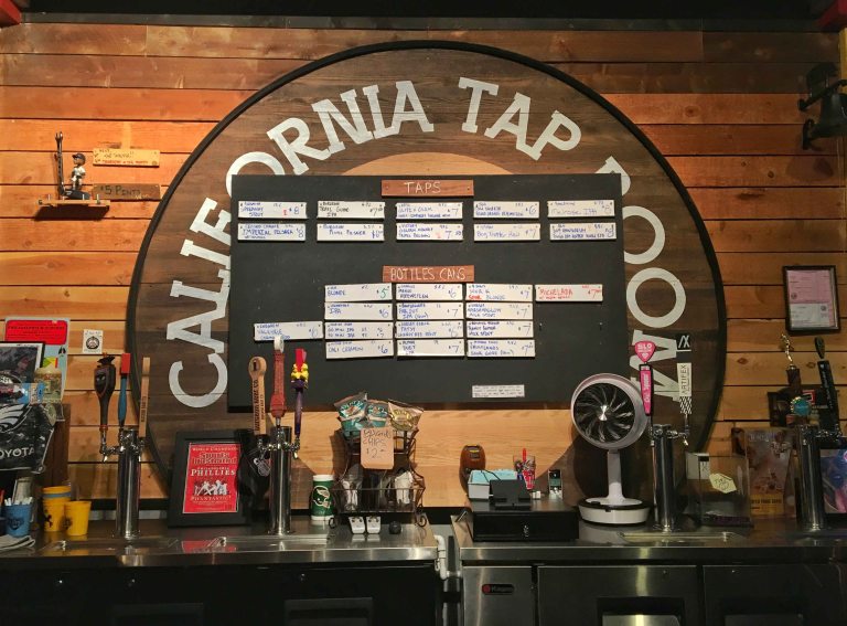 California Tap room beer