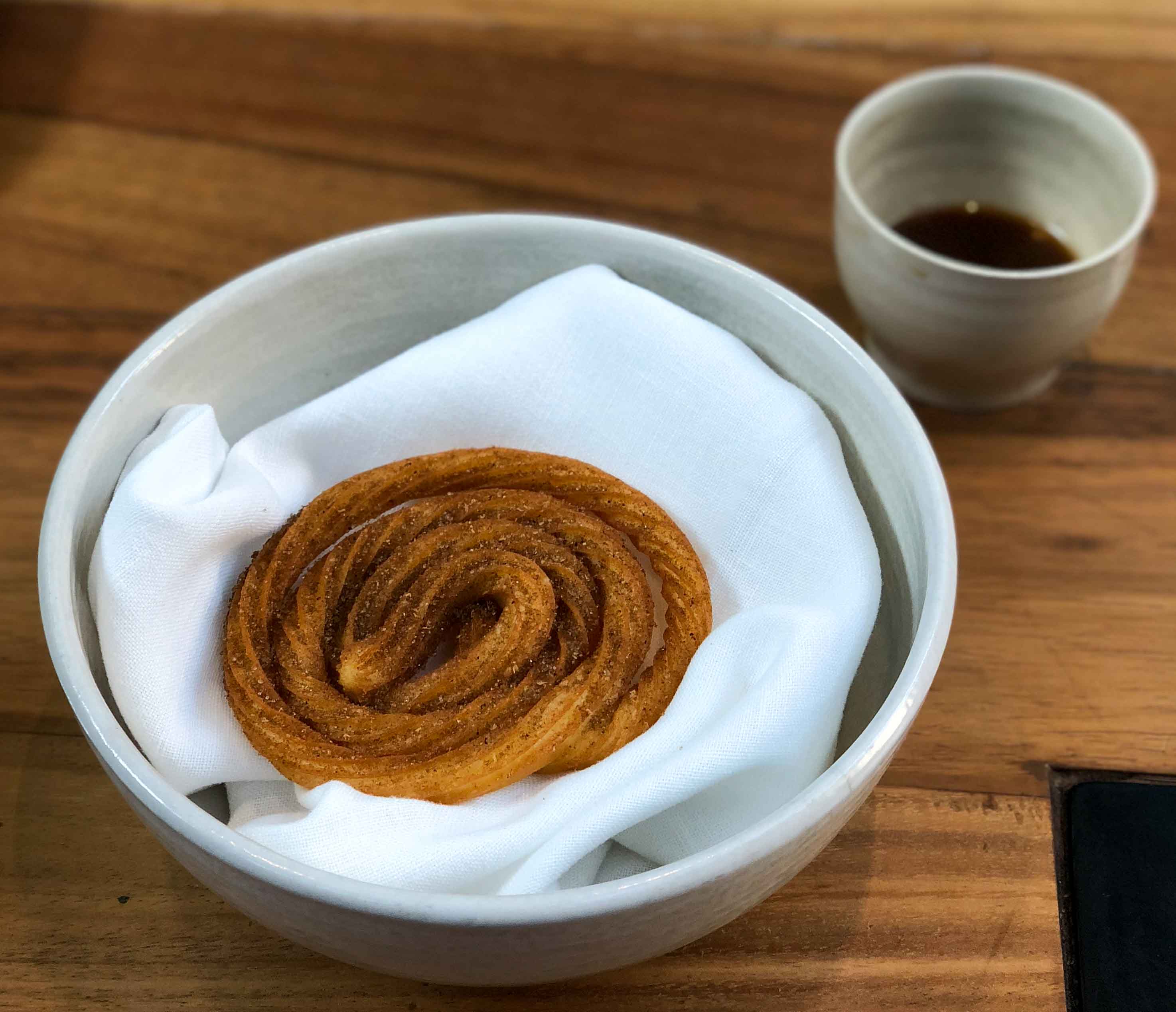 Pujol taco omakase churro