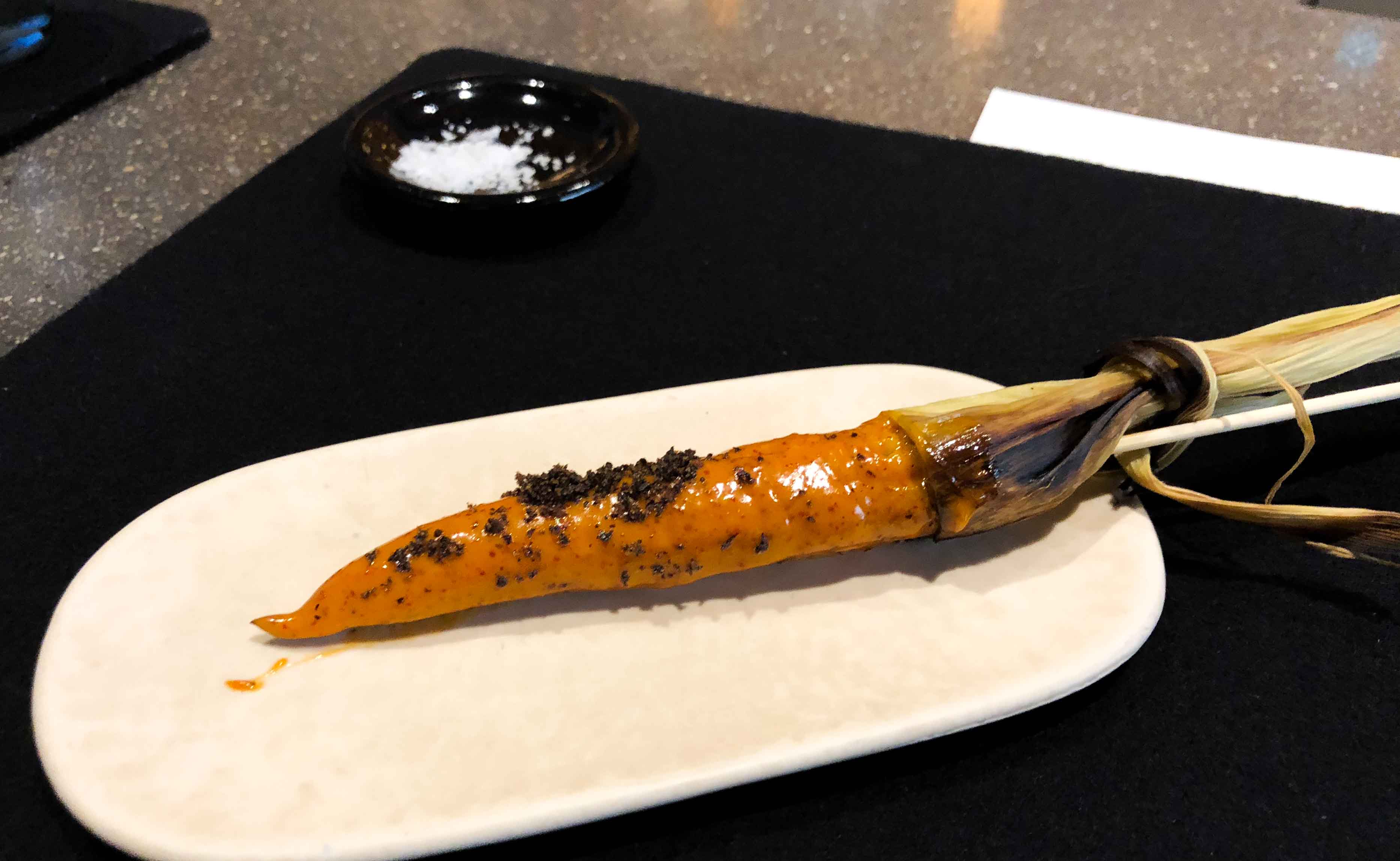 Pujol taco omakase corn chicatana